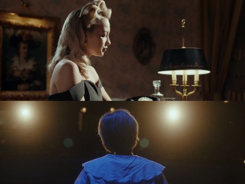 prikaz glumice i gulmca u pozorištu