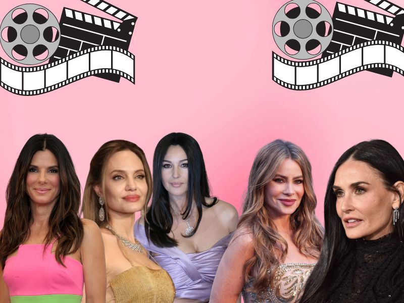 5 holivudskih glumica na roze pozadini